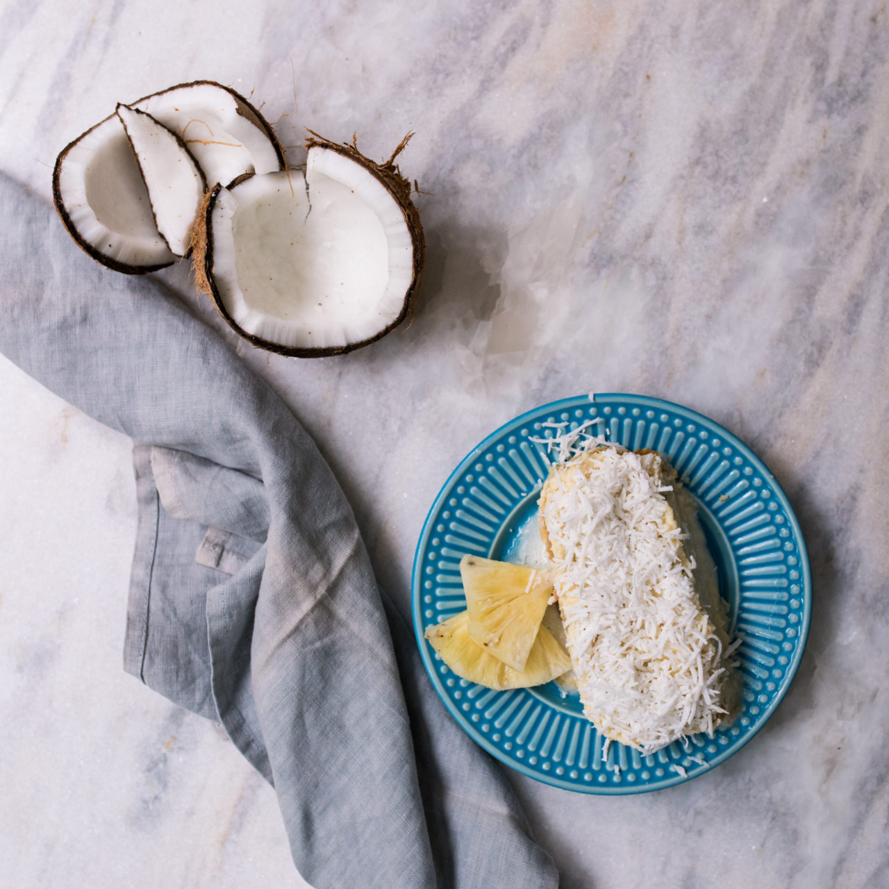 BOLO ABACAXI COM COCO 0% DE AÇÚCAR